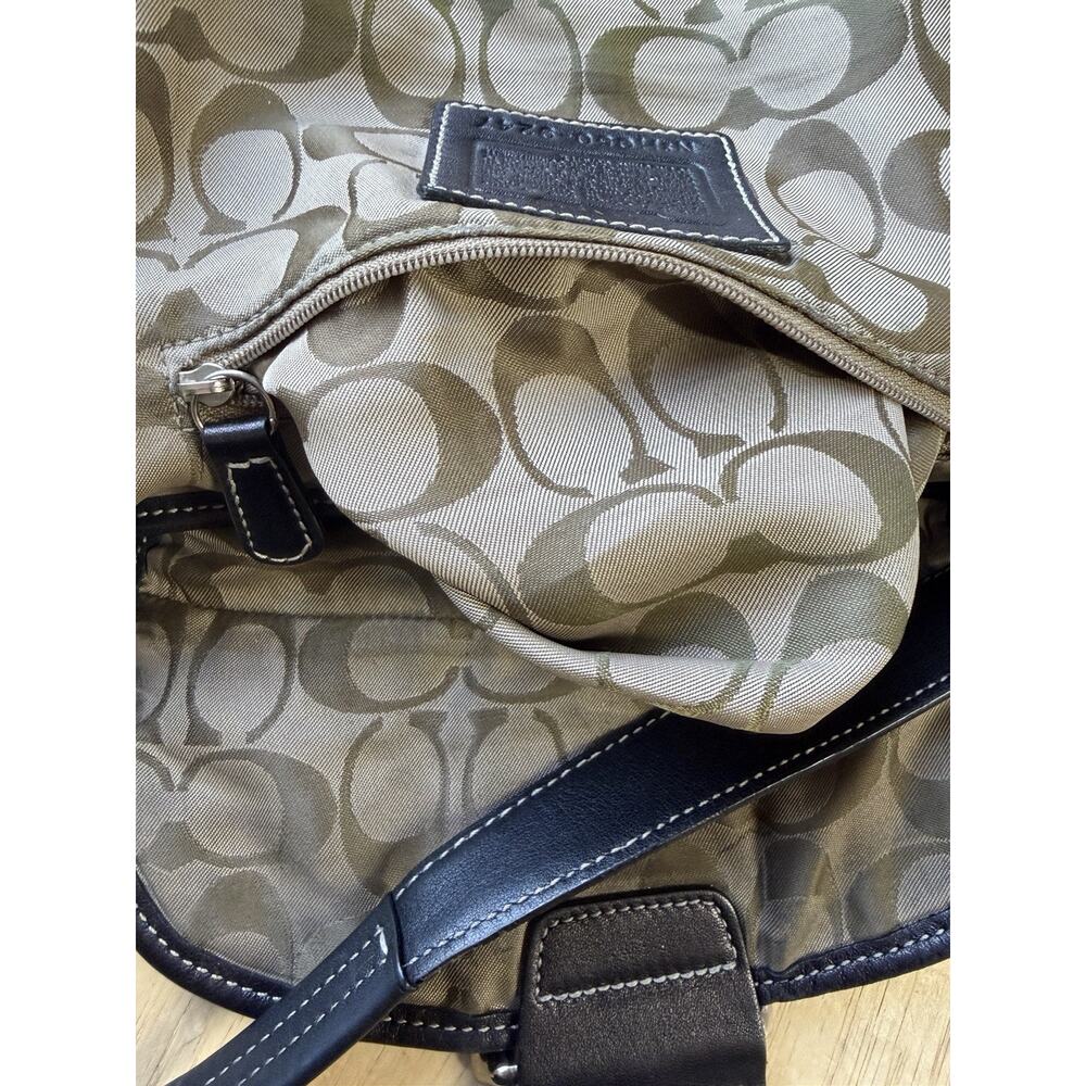Y2K Coach HO50-9247 Small Vintage Black Soho Leather Shoulder Bag 90’s Silver - Picture 16 of 16